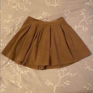 abercrombie kids suede skater skirt size 13/14